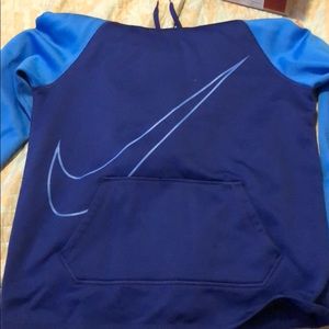 blue nike hoodie